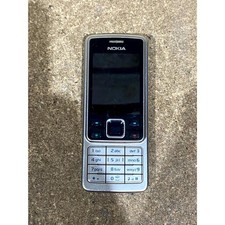 Nokia 6300 Cellular Keypad Phone Silver 2.0" TFT Screen 2MP Bluetooth FM Radio