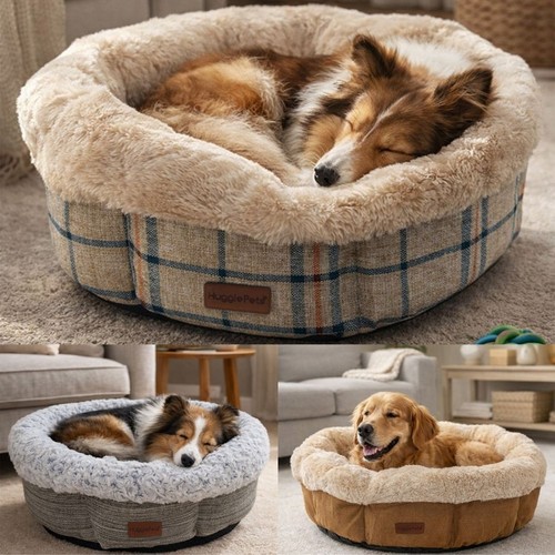 Hugglepets donut dog bed soft - hugglepets,