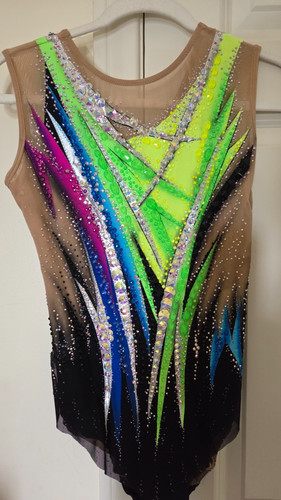 Rhythmic gymnastics leotard - gymnastics,