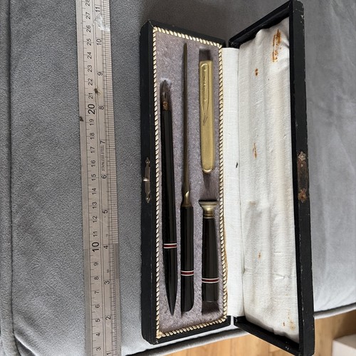 Vintage boxed wax seal - boxed, set