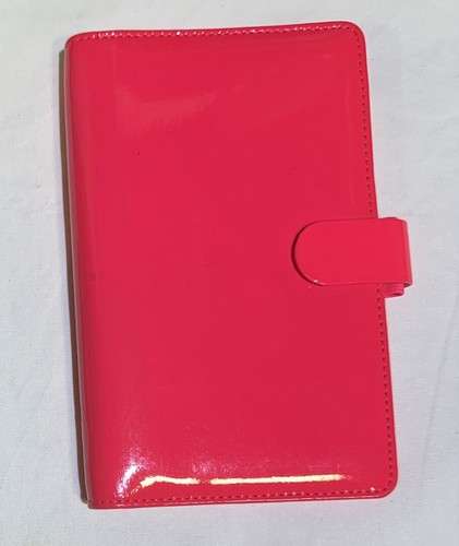 Filofax patent neon pink - filofax,