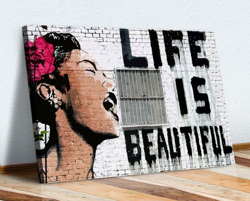 Banksy life is beautiful - life,