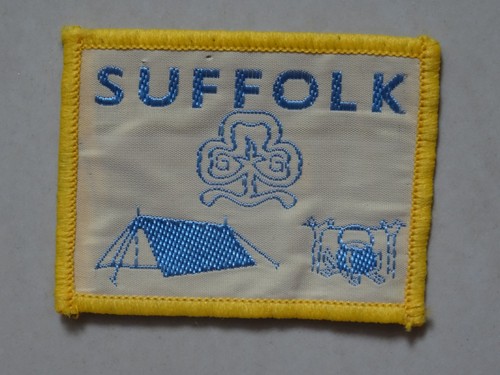 Suffolk girl guide badge - guide,
