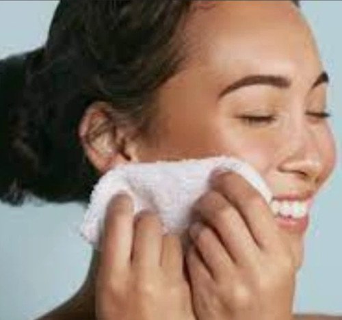 Microfibre face cleaning - face,