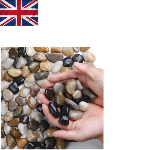 Natural river pebbles for vase - pebbles,