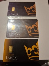 1 gram Tavex  24k 999.9 Pure