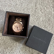 Michael Kors Runway Ladies' Rose Gold Tone Bracelet Watch MK 5128