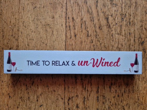 Relax wined wooden block - relax, &