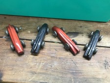 1930s Vintage Tinplate Penny Toy Cars Race Cars Rare x 4