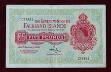 1975 30th Jan £5 Falkland
