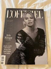 Kylie Minogue L’Officiel Italy September 2019 magazine & cover RARE Golden