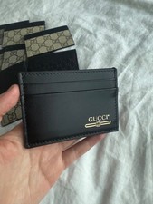 Authentic Gucci Black Leather