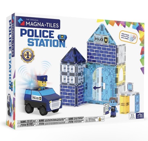 Magna tiles police - magna, station