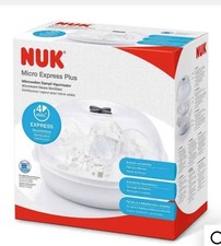 Nuk Micro Express Plus Microwave Steam Baby Bottle SteriliserWith Removable Tray