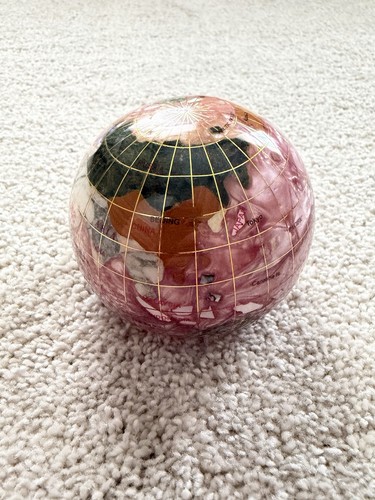 Unique art gemstone globe - unique,