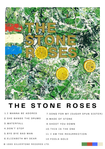 The stone roses album - roses, poster