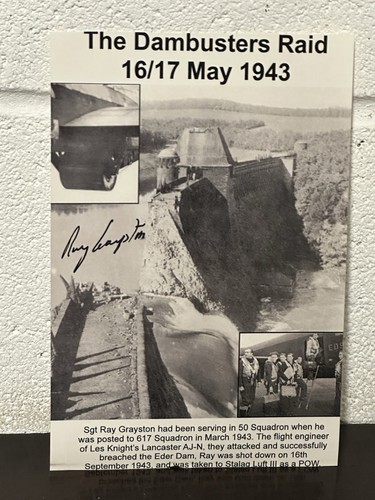 Rare dambusters raid photo - dambusters, raid,