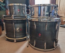 Vintage Premier Grey Shimmer Drum Kit  1960/70’s with many extras inc cymbals 
