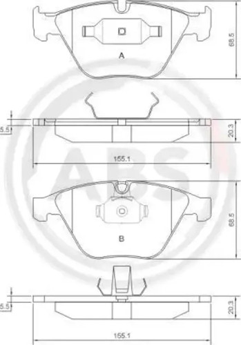 Brake pads 37346 for - pads,