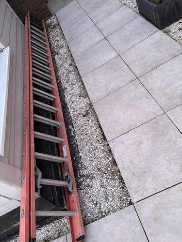 Used double extension ladders