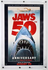 Jaws original DS movie poster 27x40 2025 50th Anniversary - Pristine Mint Read
