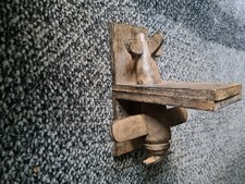 airplanes vintage style bookends of a old plane made of wood 