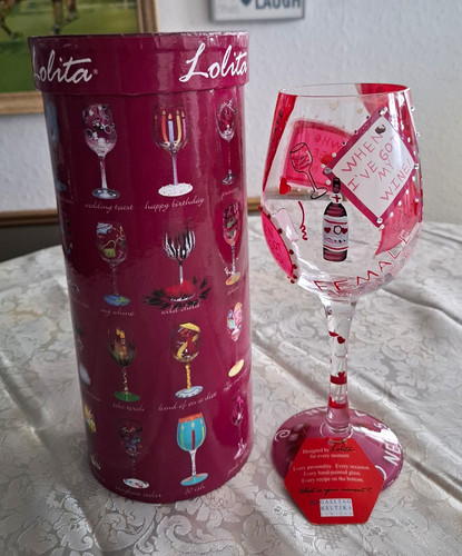 Lolita hand painted - hand, glass