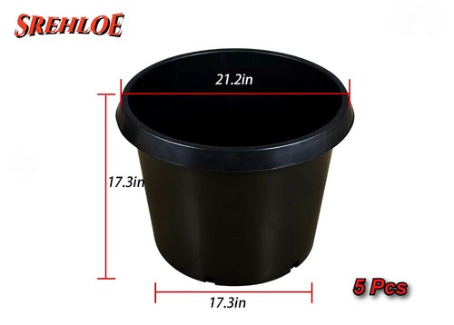 Gallon black plastic garden - plastic,
