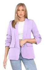 Womens Ladies Ruched Sleeve