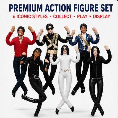 28cm michael jackson cosplay - jackson,