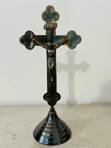 Brass antique style altar - antique,
