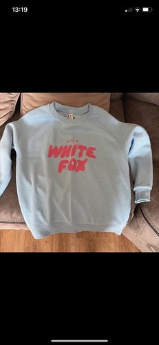 White fox jumper - white, 8/10