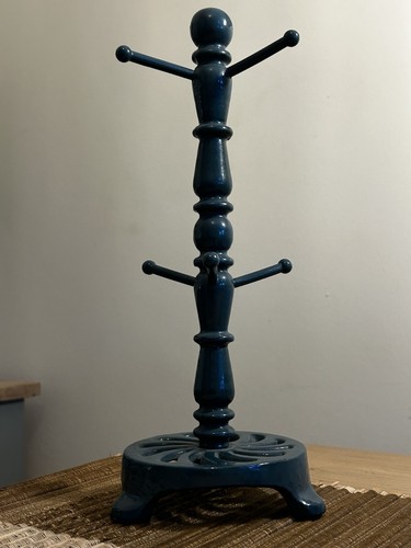 Vintage cottagecore navy blue - vintage,