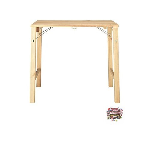 Muji pine wood folding table - folding,