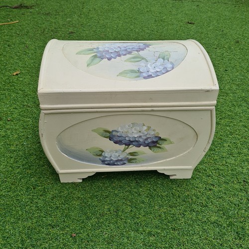 Vintage wooden storage chest - wooden,