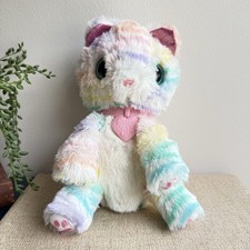 Scruff-a-Luvs Cat Soft Toy Pastel Rainbow – Super Soft with Collar