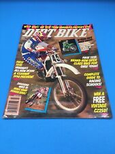 DIRT BIKE MAGAZINE JULY 1989