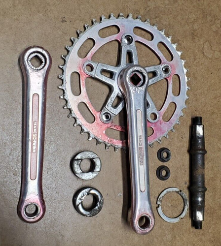 Team schwinn 170mm red - red, bmx