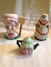 3 x vintage antique small