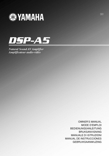Yamaha dsp amplifier - yamaha,