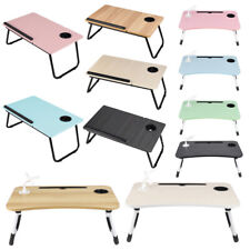 Multi Type PC Notebook Tray Table Stand Lap Sofa Bed Laptop Desk Folding Wood