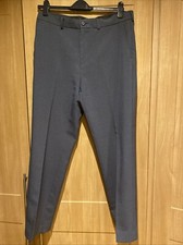 BHS Jack Reid  Men’s Blue Formal Trousers W36R L31