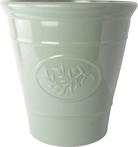40cm green olive planter - green,