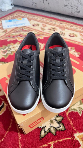 Fitflop rally leather trainers - fitflop,
