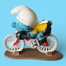 Vintage Cyclist Super Smurf