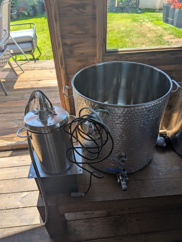 Mash tun and herms - tun,