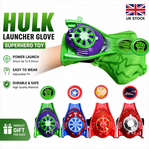 Superhero hulk launcher - hulk, glove