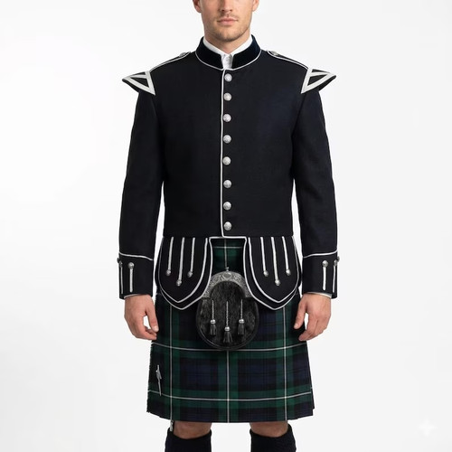 Men black piper drummer - men’s,