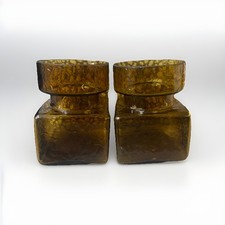 Vintage Amber Mid Century