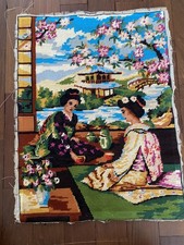 Completed vintage tapestry 